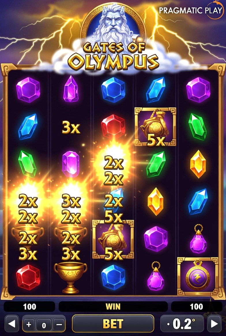 olympusGates of Olympus slot game at Zinx Casino